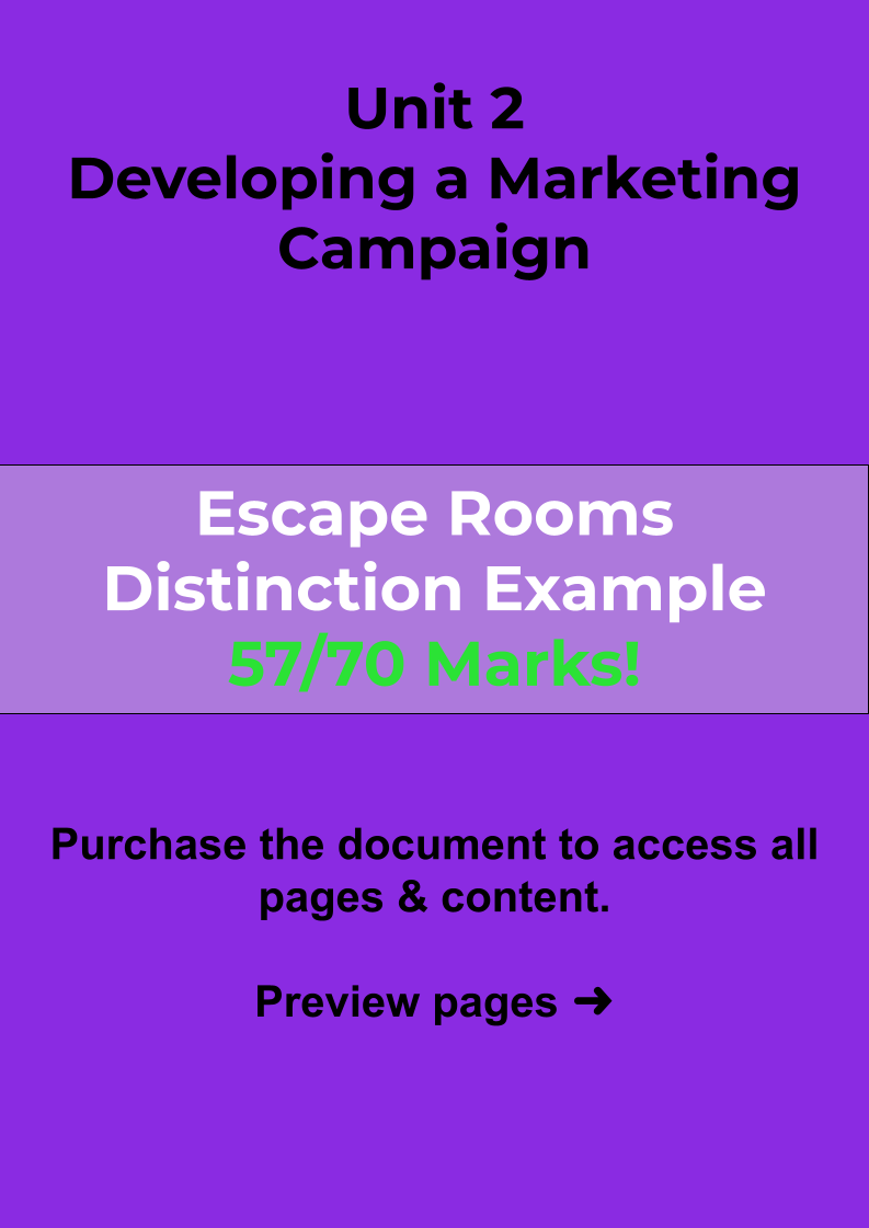 Unit 2 Developing a Marketing Campaign MEGA BUNDLE