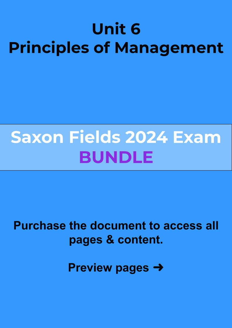 Bundle for Saxon Fields Theme Park Ltd Exam
