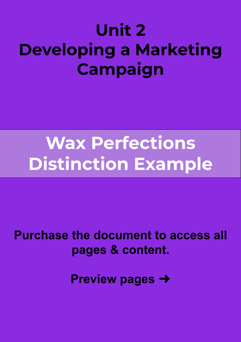 Unit 2 Developing a Marketing Campaign MEGA BUNDLE