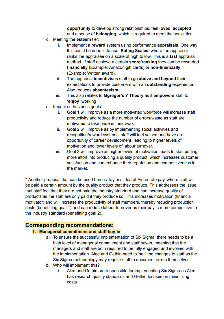 Gale Papers Ltd May 2024 Exam Notes