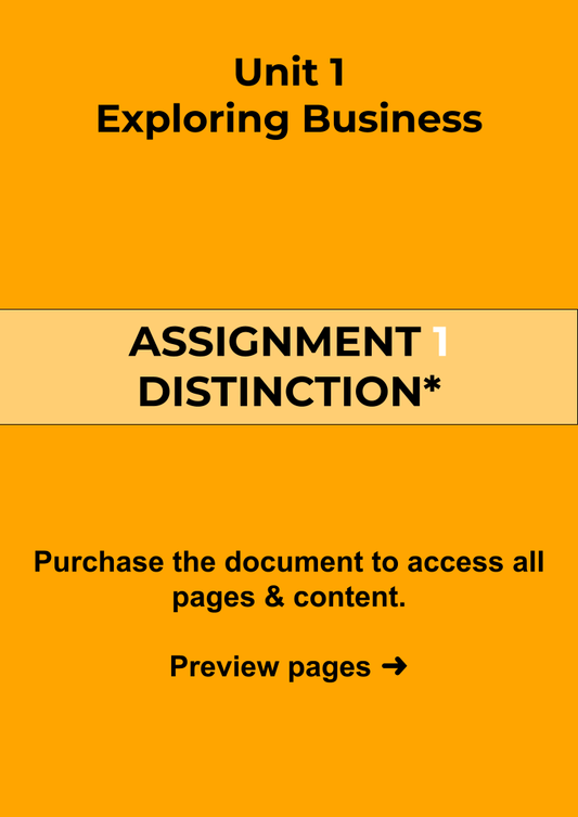 Exploring Business Assignment 1