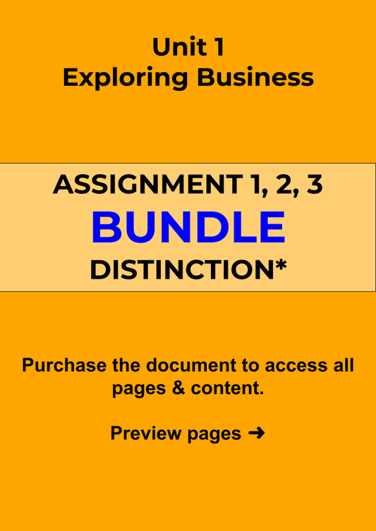 Exploring Business BUNDLE Assignment 1,2,3